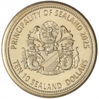 Княжество Силенд 10 долларов 2025 «История Российской Космонавтики» - Венера-3