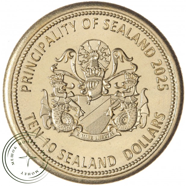 Княжество Силенд 10 долларов 2025 «История Российской Космонавтики» - Венера-3 — 937045875