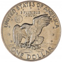 Монета США 1 доллар 1977 D