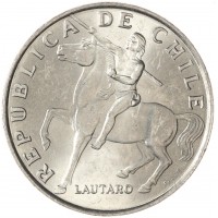 Монета Чили 5 эскудо 1972