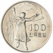 Южная Корея 100 вон 1975 30 лет освобождению