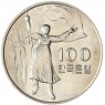 Южная Корея 100 вон 1975 30 лет освобождению — 937045964