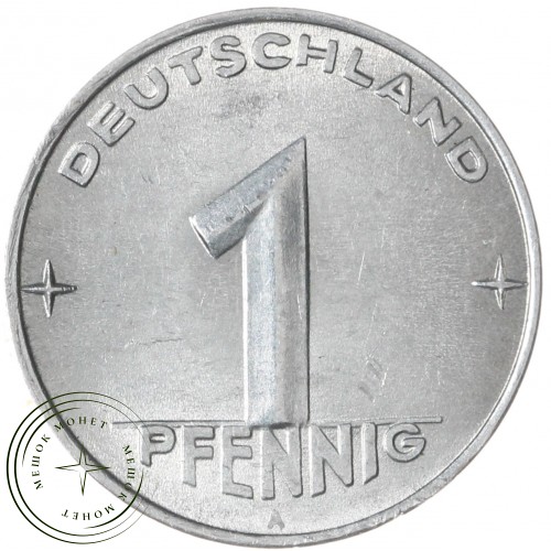 ГДР 1 пфенниг 1953 А — 937045971