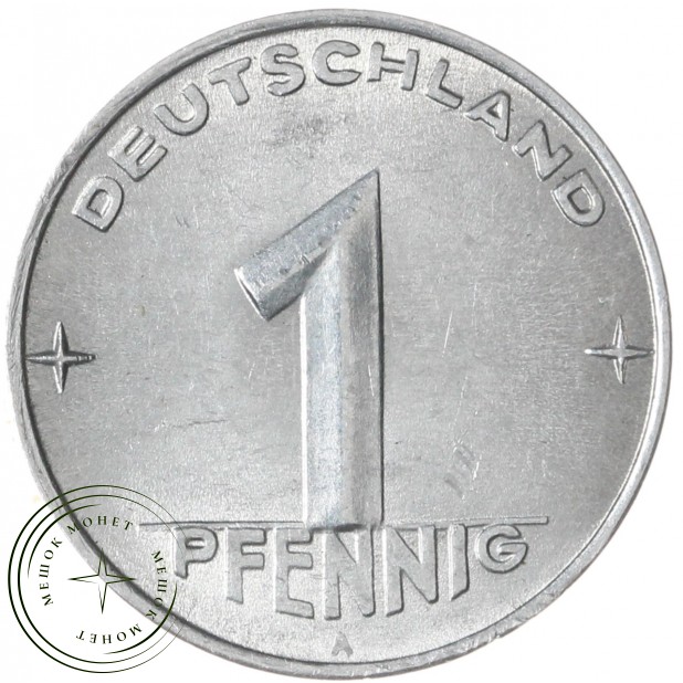 ГДР 1 пфенниг 1953 А — 937045971