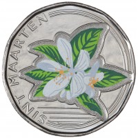 Монета Синт-Мартен 50 центов 2025 