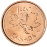 Канада 1 цент 2002 50 лет правлению Королевы Елизаветы II — 937046027