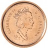Канада 1 цент 2002 50 лет правлению Королевы Елизаветы II — 937046027