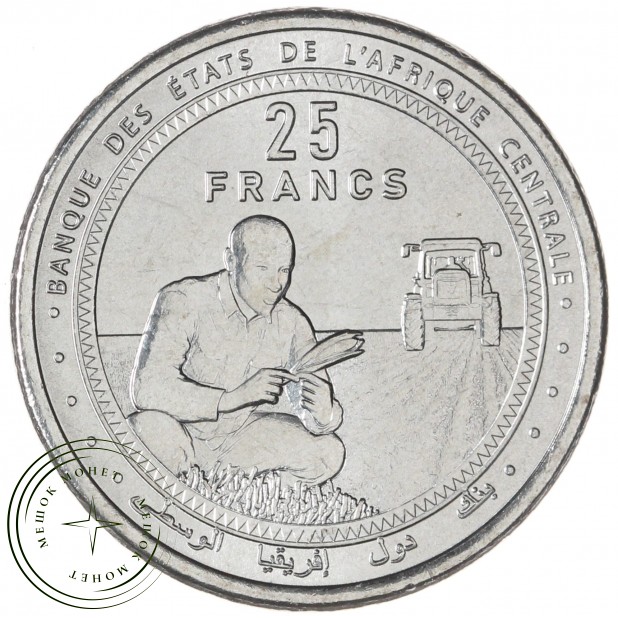 ЦАР 25 франков 2024 