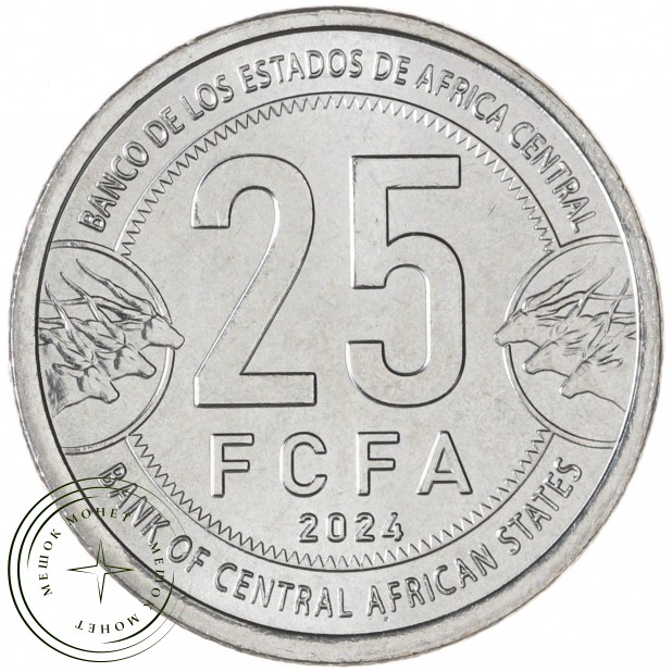 ЦАР 25 франков 2024 