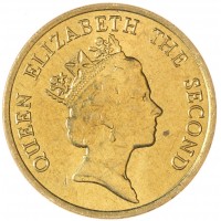 Монета Гонконг 10 центов 1989