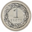 Польша 1 злотый 2014