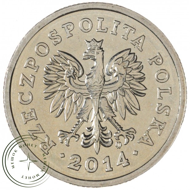 Польша 1 злотый 2014 — 937046034