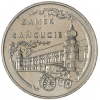 Монета Польша 20000 злотых 1993 Замок в Ланьцуте