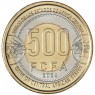 ЦАР 500 франков 2024 