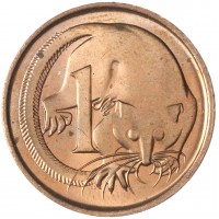 Монета Австралия 1 цент 1983