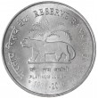 Индия 2 рупии 2010 75 лет Резервному банку Индии