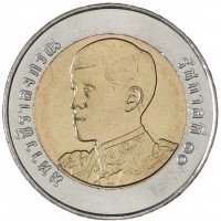 Монета Таиланд 10 бат 2019