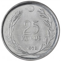 Турция 25 курушей 1978