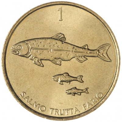 Монета Словения 1 толар 2001