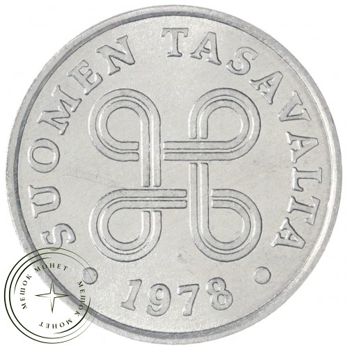 Финляндия 1 пенни 1978