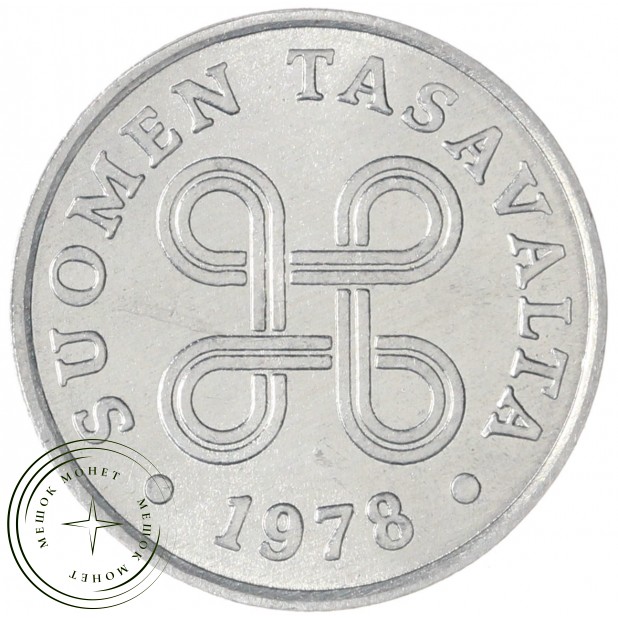 Финляндия 1 пенни 1978 — 937046090