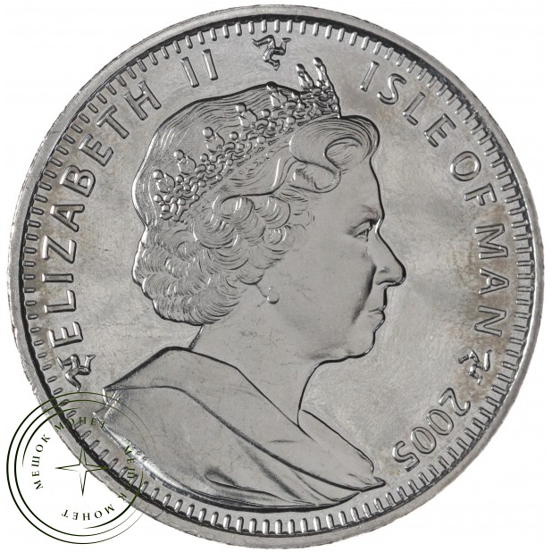 Остров Мэн 1 крона 2005 Награды - Серебряная звезда — 937046104