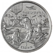 Остров Мэн 1 крона 2005 Награды - Серебряная звезда