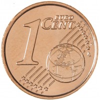 Монета Андорра 1 евроцент 2022