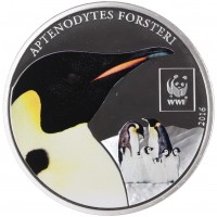 Танзания 100 шиллингов 2016 Всемирный фонд дикой природы - Императорский пингвин