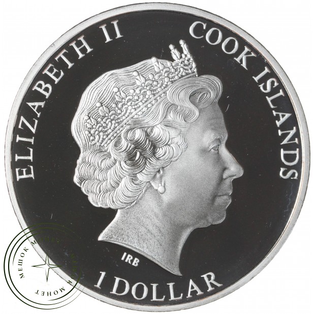 Острова Кука 1 доллар 2012 История Египта - Тутанхамон — 937046122