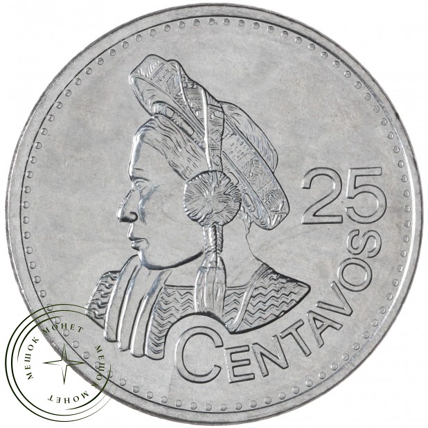 Гватемала 25 сентаво 2016 — 937030007