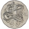 Австралия 50 центов 2012 Год дракона — 937046413