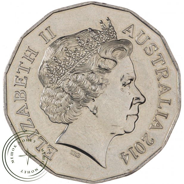 Австралия 50 центов 2014 Год лошади — 937046414