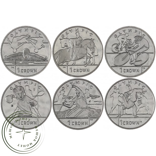 Остров Мэн 1 крона 2012 XXX летние Олимпийские Игры в Лондоне 2012 — 937046416