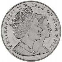Монета Остров Мэн 1 крона 2012 XXX летние Олимпийские Игры в Лондоне 2012