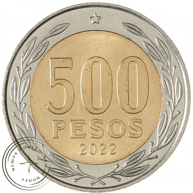 Чили 500 песо 2022 Кардинал Рауль Сильва Энрикес — 937046417