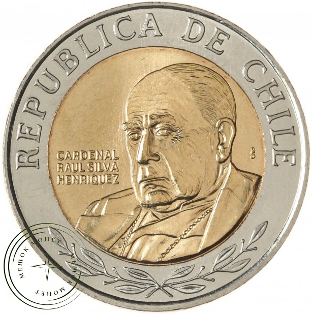 Чили 500 песо 2022 Кардинал Рауль Сильва Энрикес — 937046417