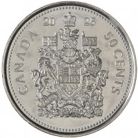 Монета Канада 50 центов 2025