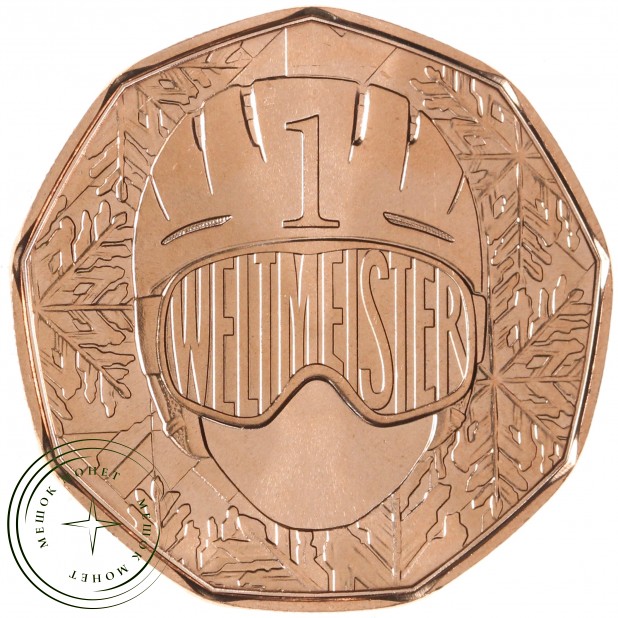 Австрия 5 евро 2025 Мы — чемпионы — 937046420