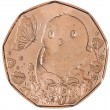 Австрия 5 евро 2021 Пасхальная монета — Цыплёнок