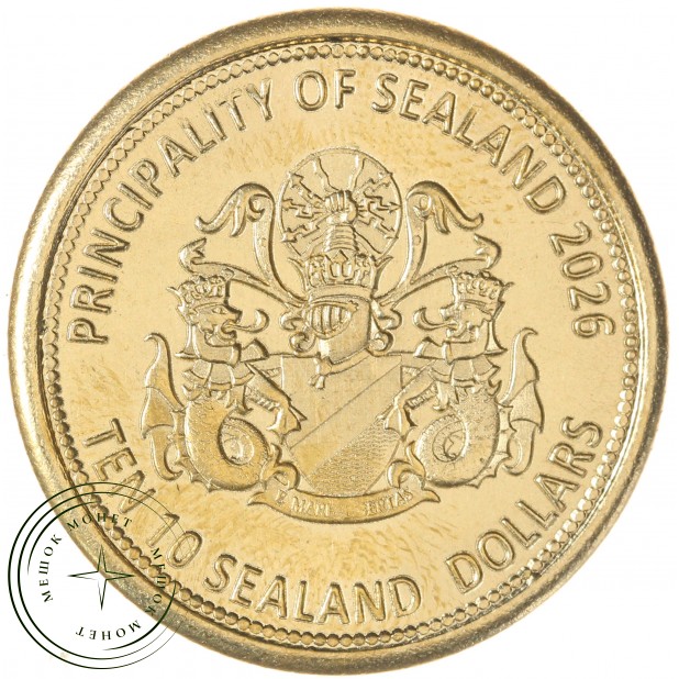 Княжество Силенд 10 долларов 2026 «Лучшие Паровозы» - Пассажирский — 937046521