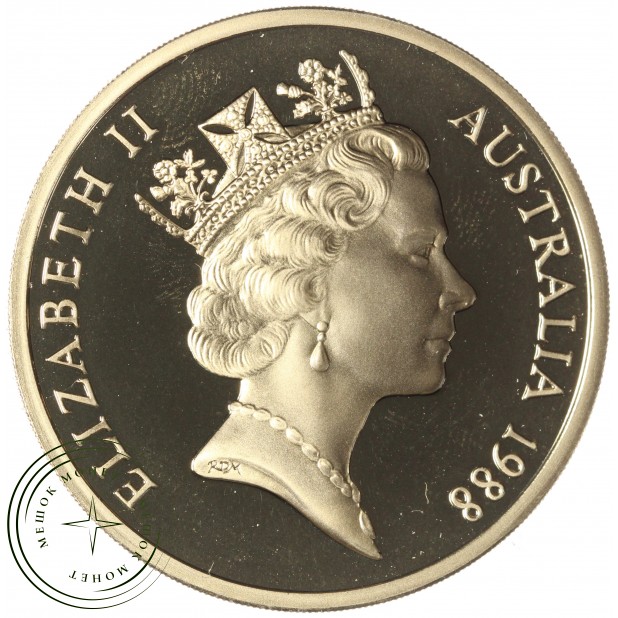 Австралия 5 долларов 1988 Здание парламента — 937046620