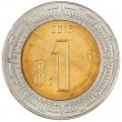 Мексика 1 песо 2016