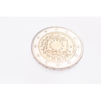 Греция 2 евро 2015 30 лет Флагу Европы