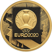 Монета 50 рублей 2021 UEFA EURO 2020