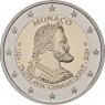 Монако 2 евро 2024 Карл V — 500 лет Бургосскому договору