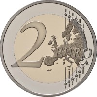 Монета Монако 2 евро 2024 Карл V