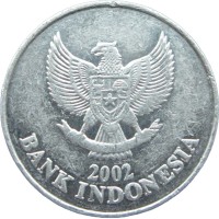 Монета Индонезия 100 рупий 2002