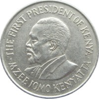 Монета Кения 1 шиллинг 1978