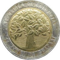Монета Колумбия 500 песо 1995